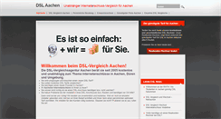 Desktop Screenshot of dsl-aachen.de